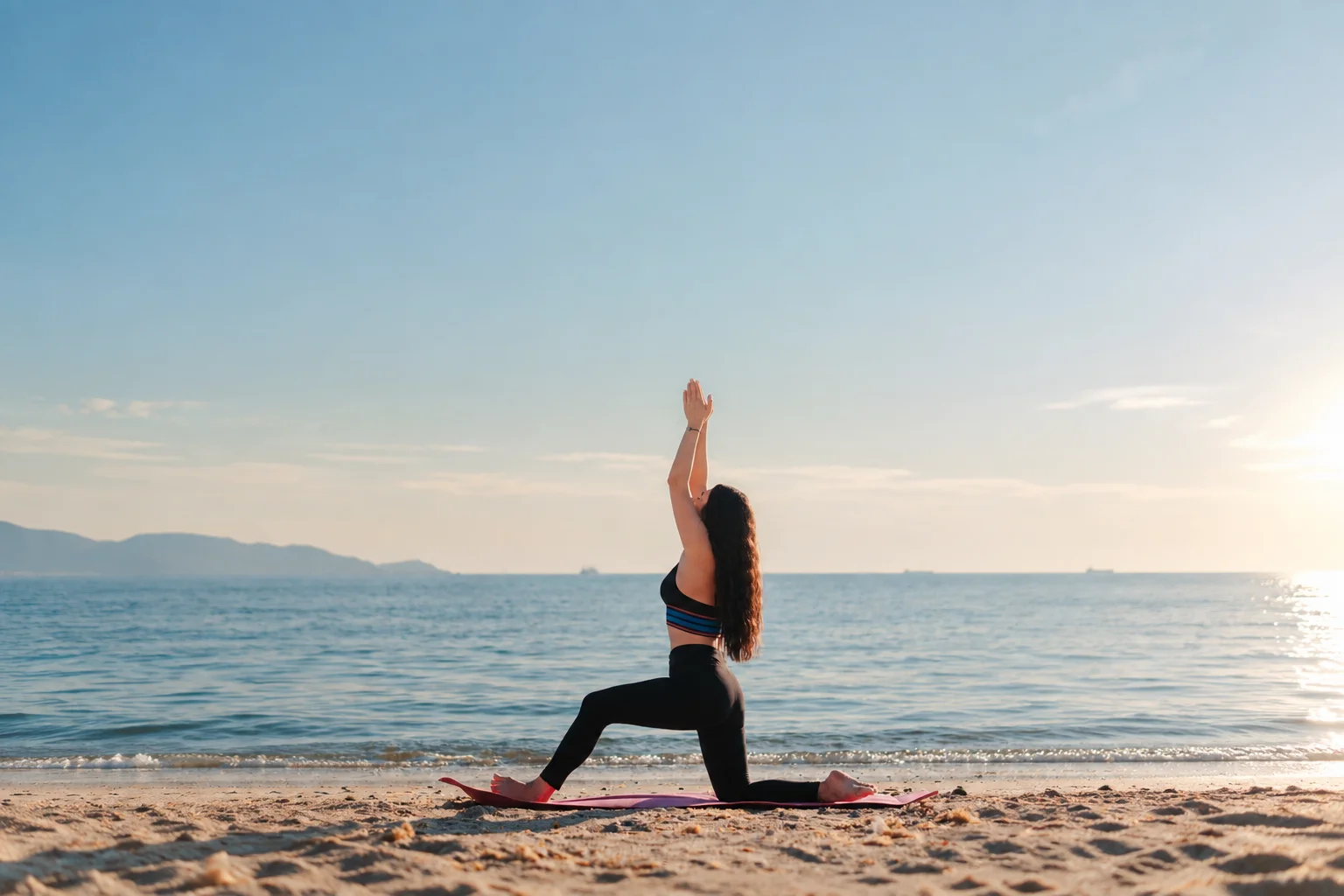 morning yoga on the beach at a Costa Rica wellness retreat